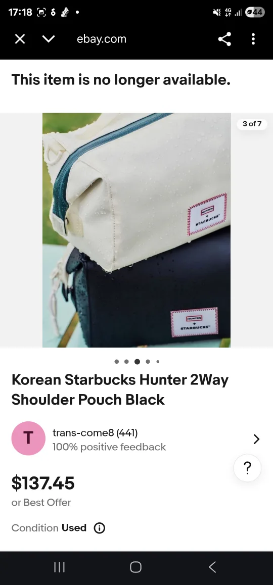 Hunter + Starbucks White Crossbody Bag image indicator(9)