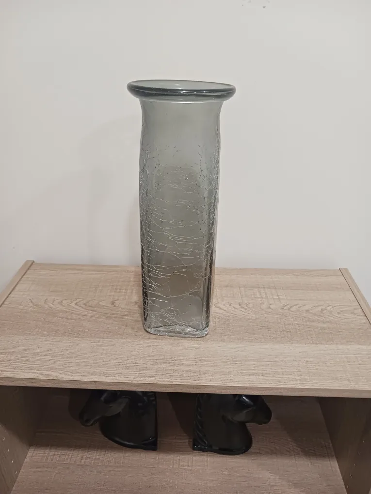 Crackled Glass Vase thumbnail