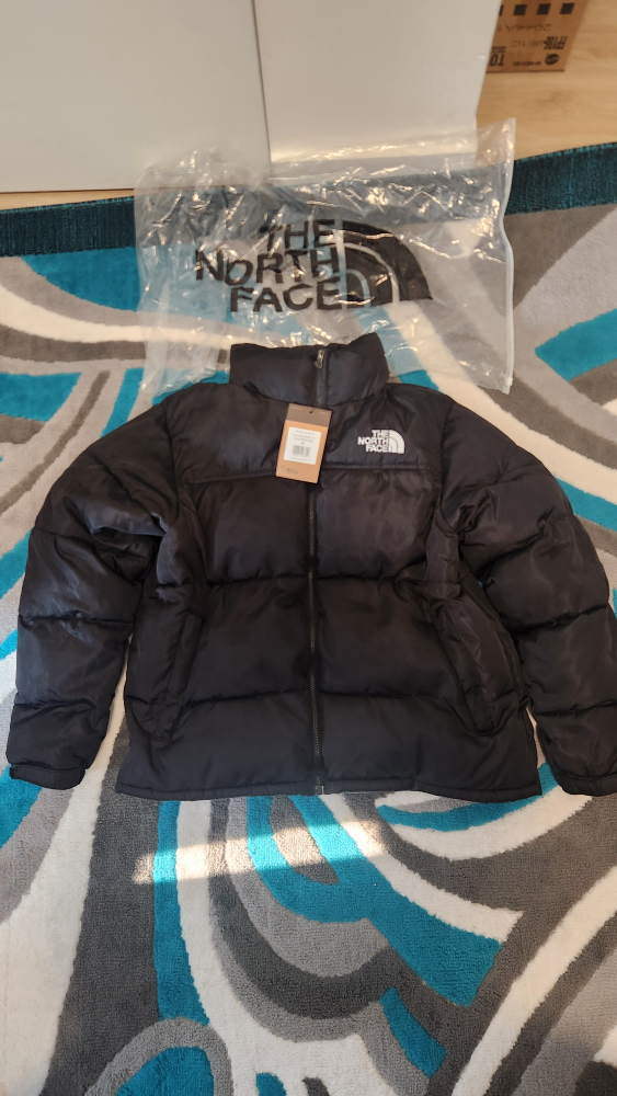 The North Face Black Puffer Jacket, M