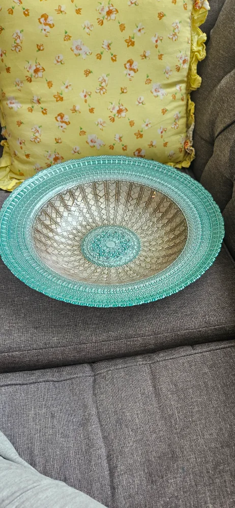 Beautiful Decoration dish. Made in Turkey and Real Glass thumbnail