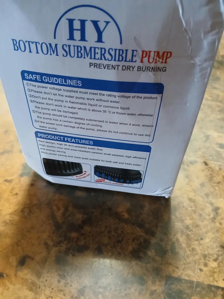 HY ECO Bottom Submersible Water Pump (New) image indicator(2)