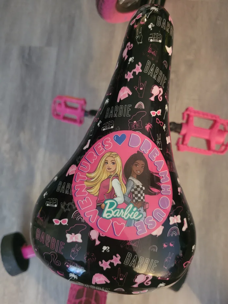 Barbie Kids' Bike - Pink & Black image indicator(2)