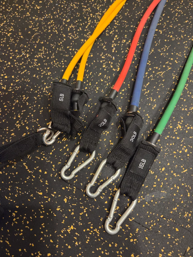 Resistance bands with door anchor straps image indicator(2)