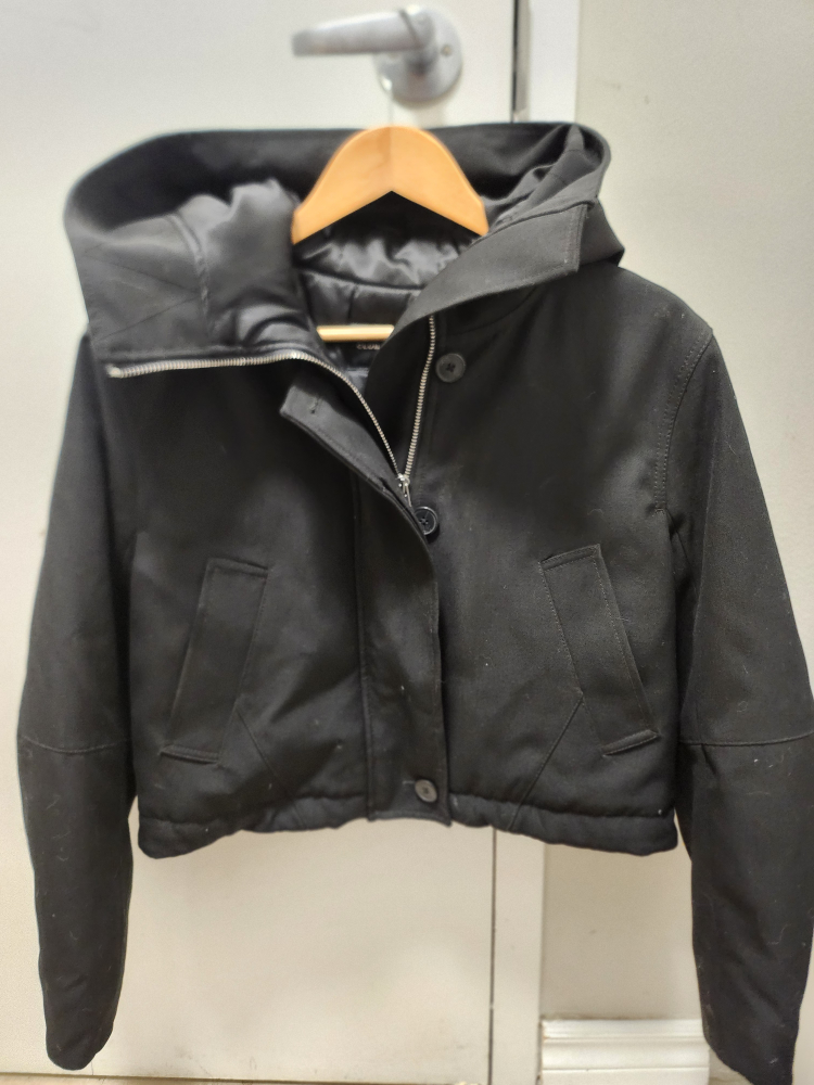 Club Monaco Cropped Parka - Size Small - photo 3
