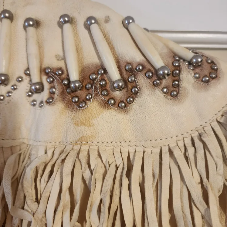 Moma Leather's Lamb Fringe Vest - Size XXL image indicator(6)