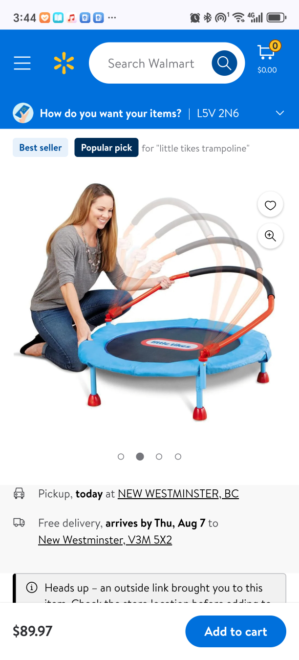 Little Tikes 3-ft Trampoline - photo 2