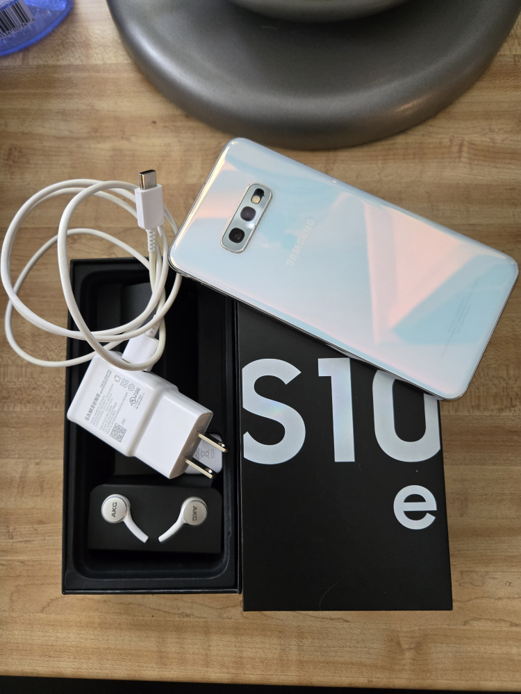 Samsung Galaxy S10e with Case