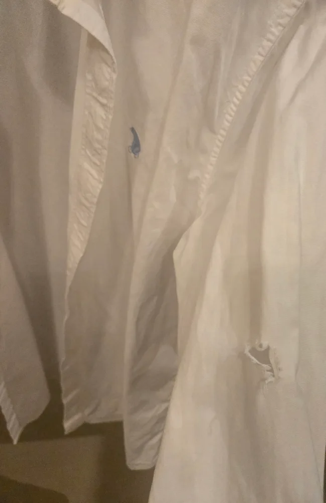 white work shirts, men's size Large & Medium image indicator(9)