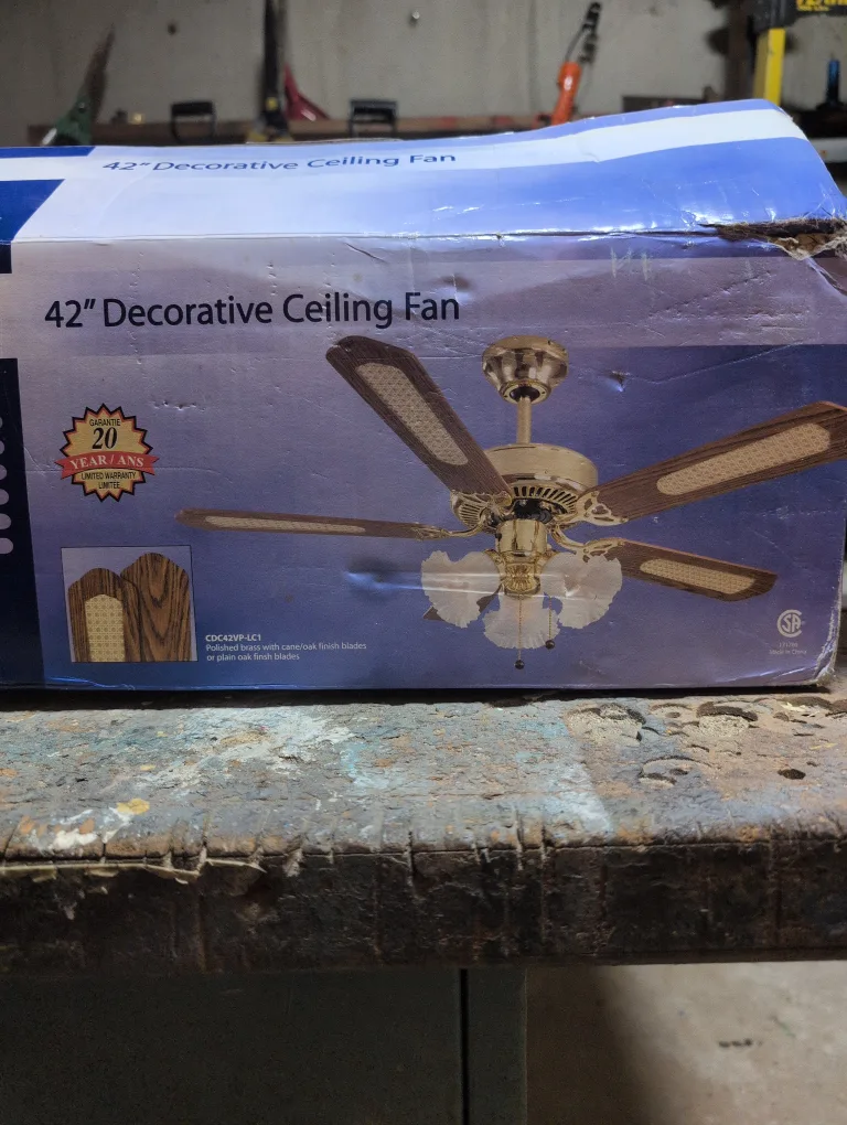 42" Decorative Ceiling Fan - New in Box