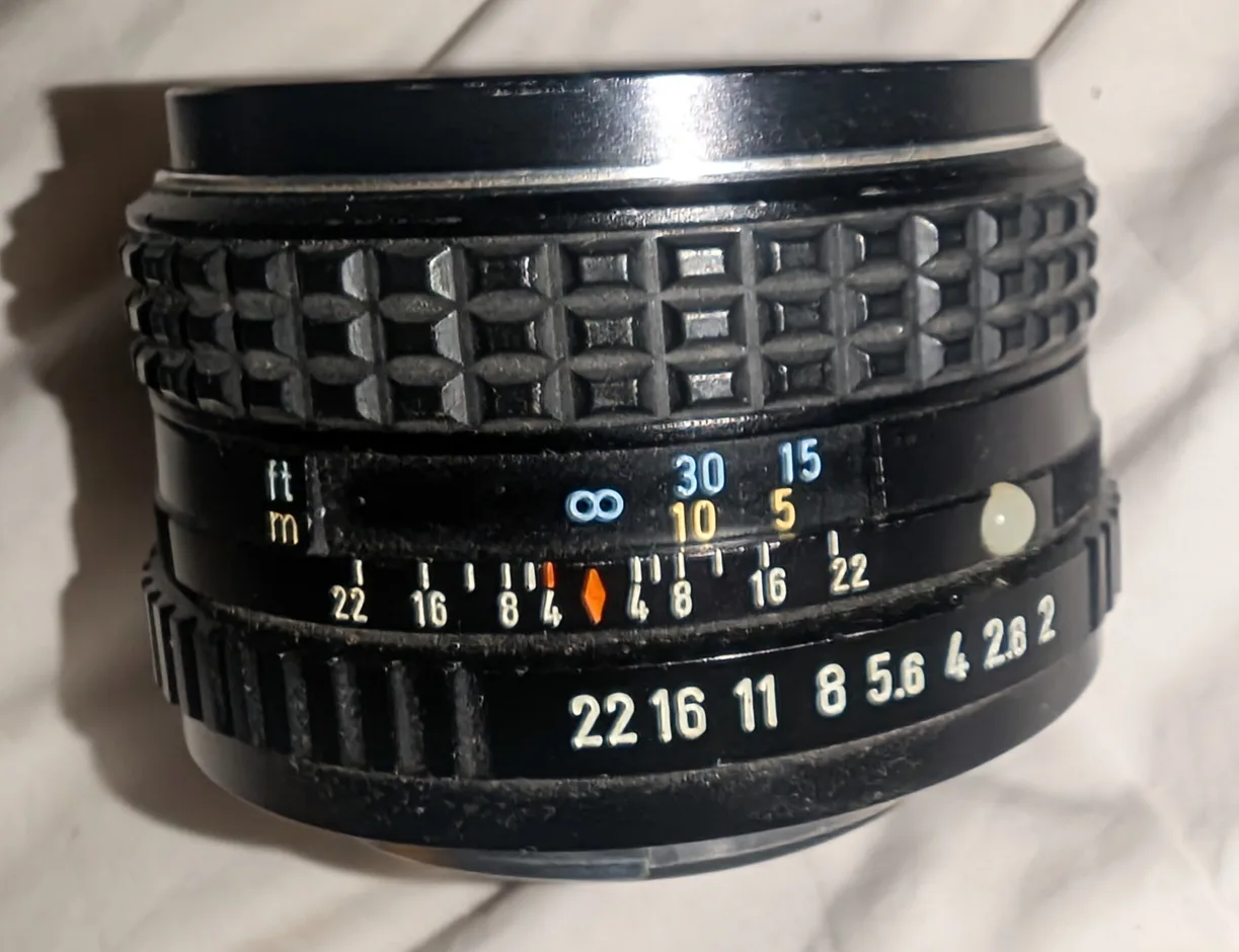 🧡Pentax K1000 Camera with SMC Pentax 55mm Lens🧡 image indicator(4)