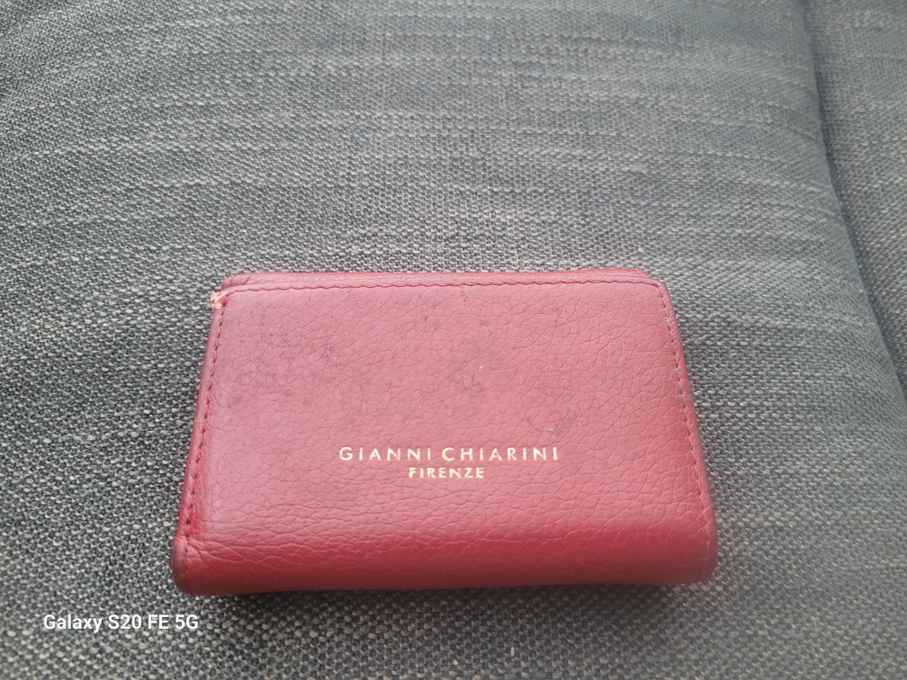 Gianni Chiarini Firenze Red Leather Wallet thumbnail