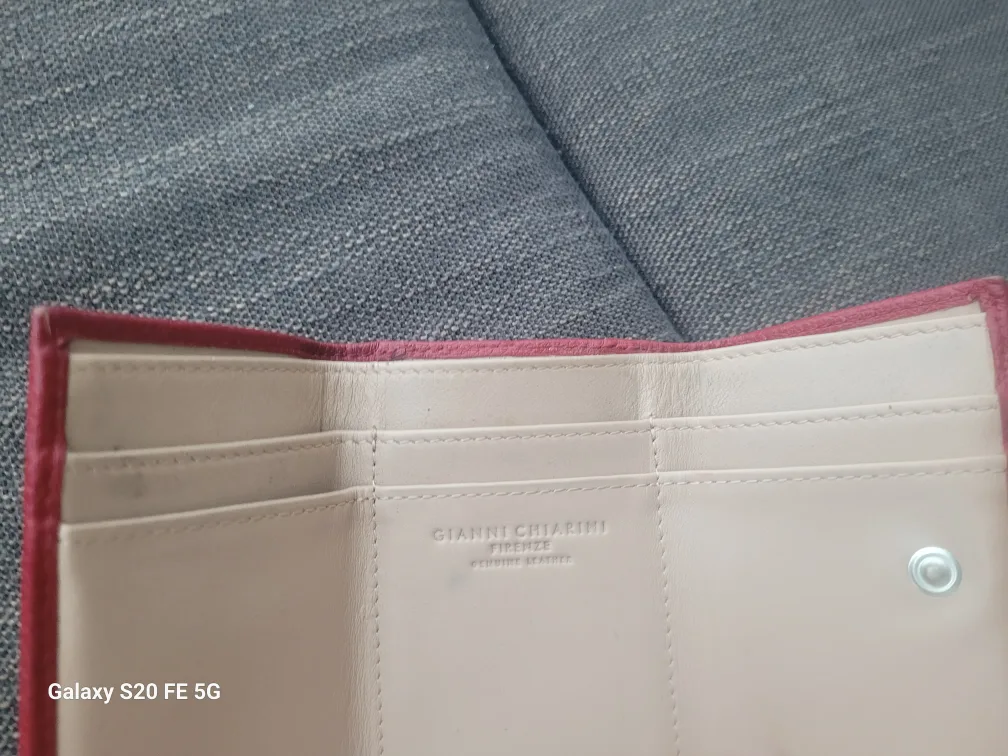 Gianni Chiarini Firenze Red Leather Wallet image indicator(3)
