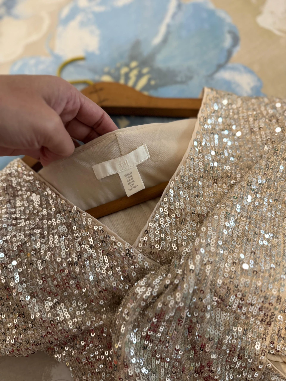 H&M Sequin Wrap Dress - Size M - photo 5