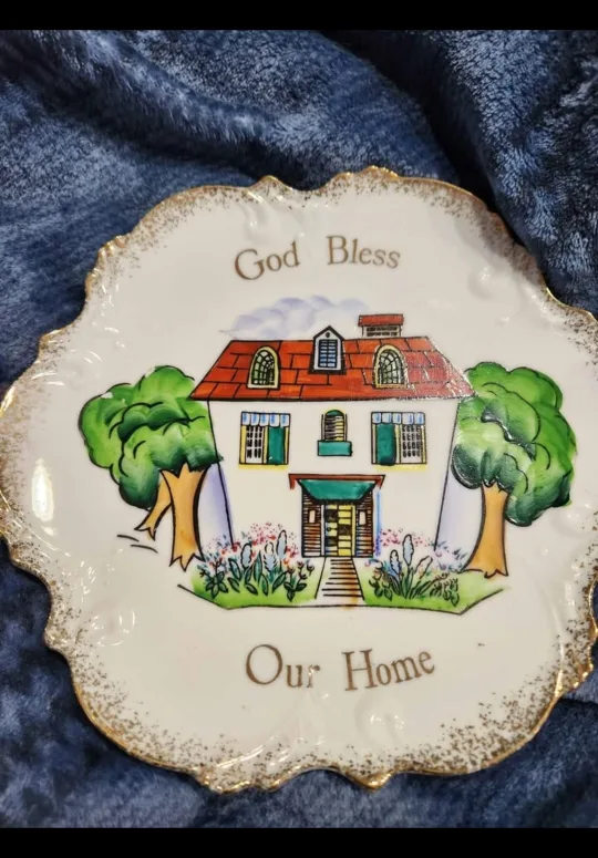 God Bless Our Home Decorative Plate