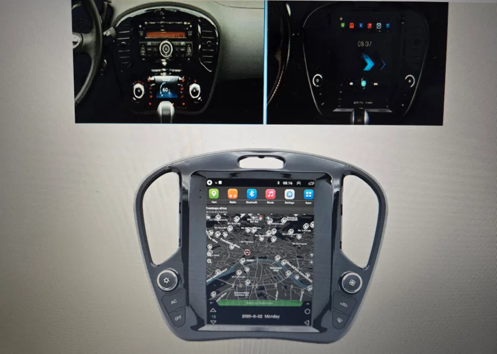 Nissan Juke/Infiniti ESQ Car Stereo Radio image indicator(8)
