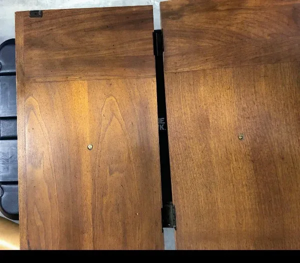 🥕Vintage Wood Cabinet Doors - Brass Ornate Detail image indicator(8)