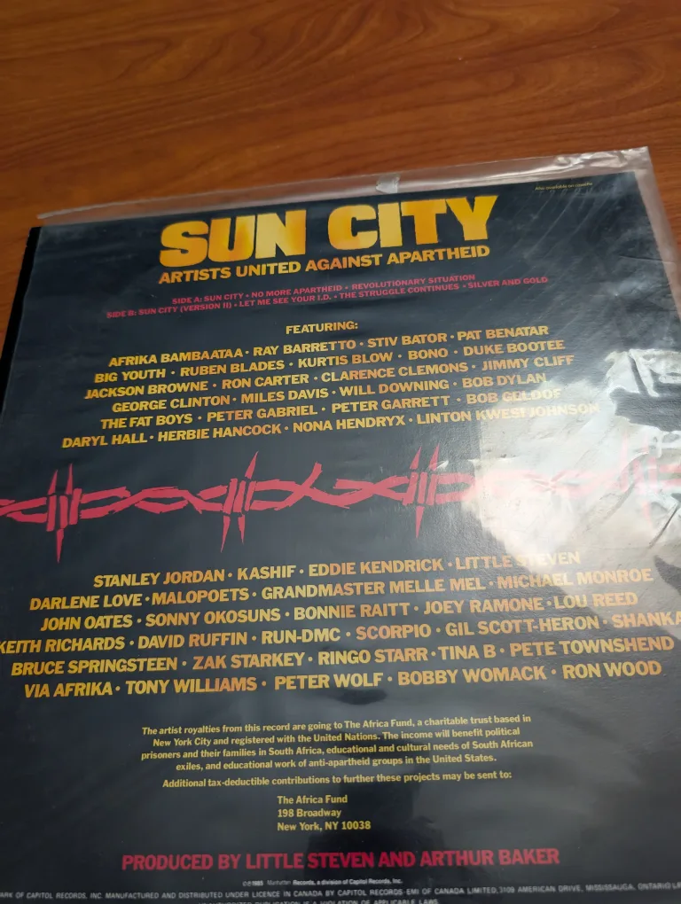 Sun City - Artists United Against Apartheid Vinyl Record image indicator(2)