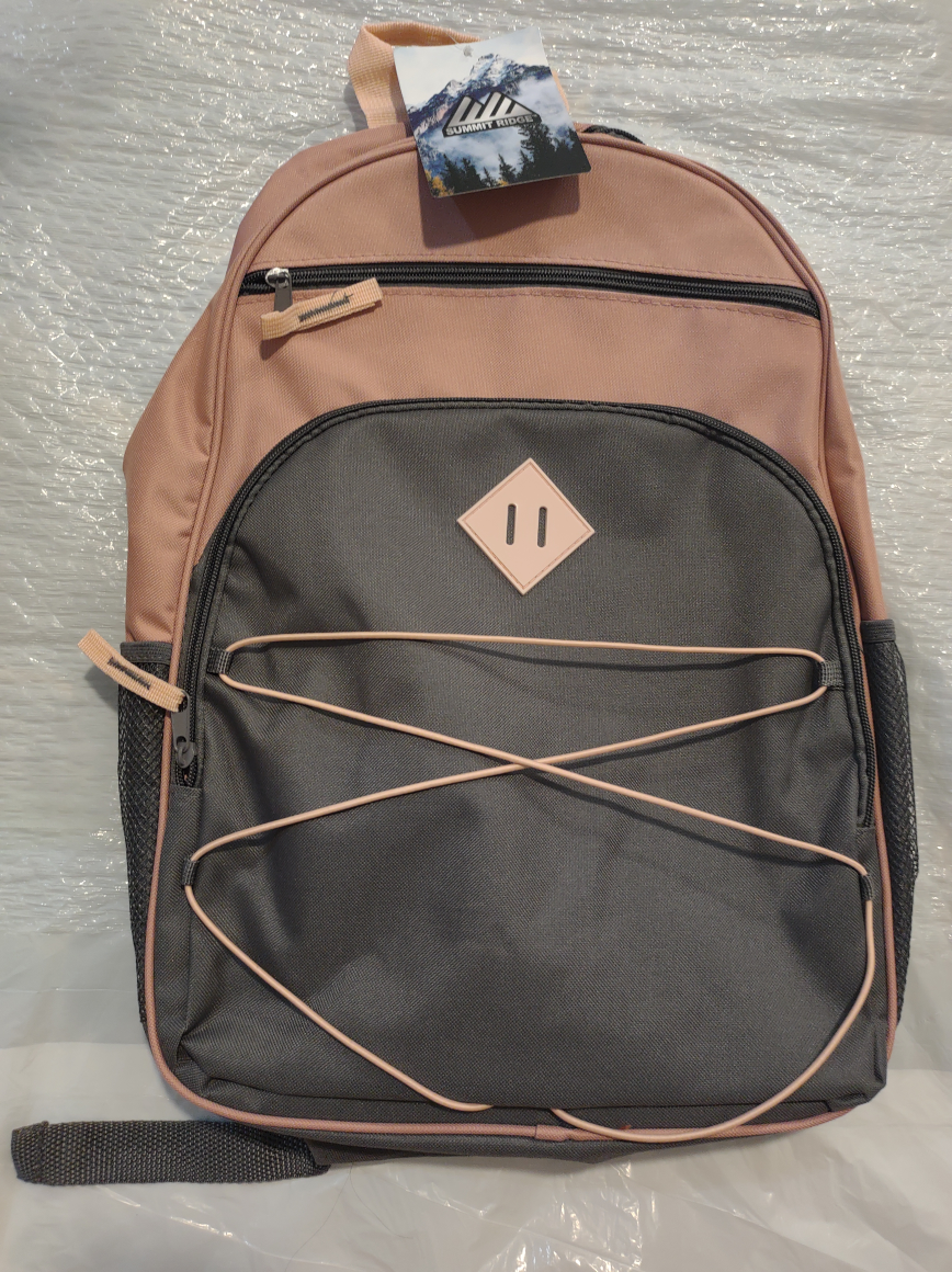 Summit Ridge Backpack - Pink & Gray
