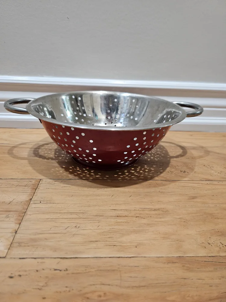 Red Colander with Handles thumbnail