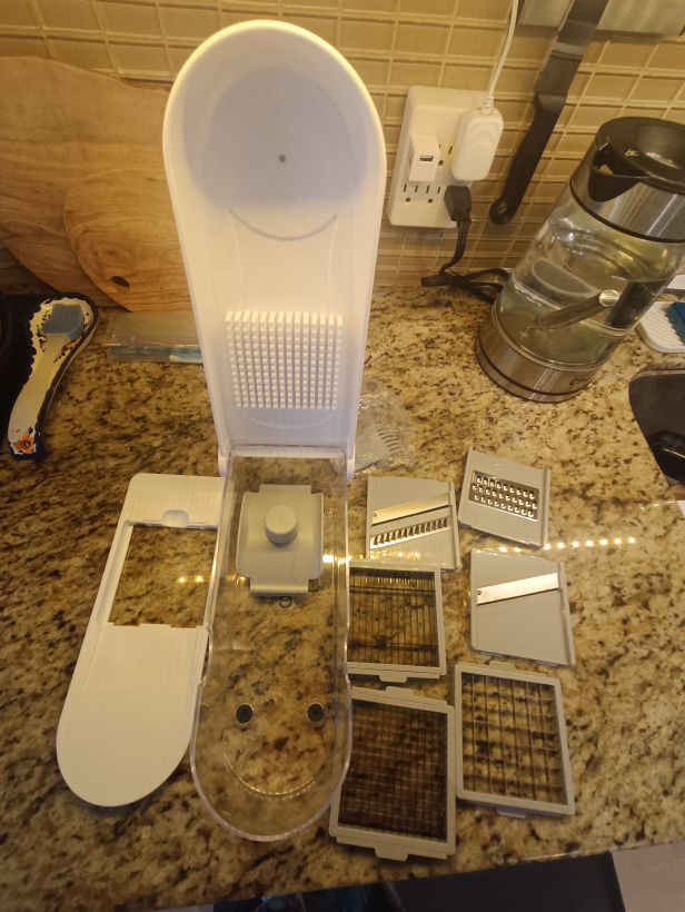 Vegetable Chopper with Multiple Blades