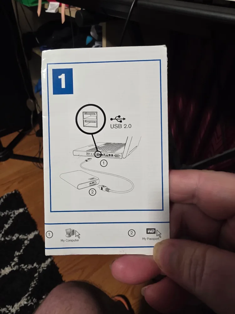WD My Passport Essential External Hard Drive image indicator(4)