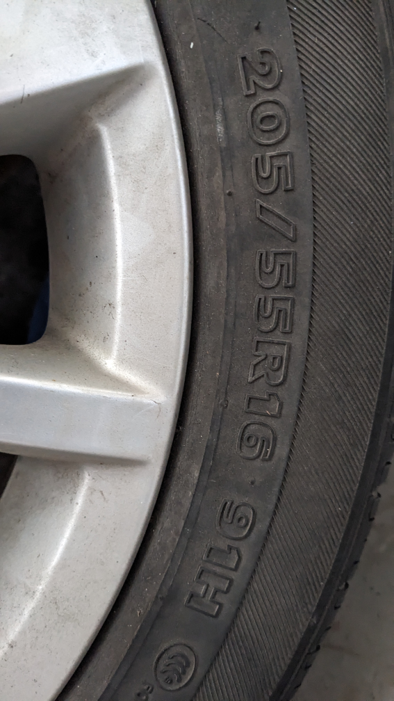 VW 205/55R16 91H Winter Tires on Rims - Set of 4 - photo 5