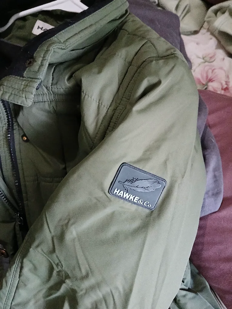 Hawke & Co. Olive Green Winter Coat thumbnail