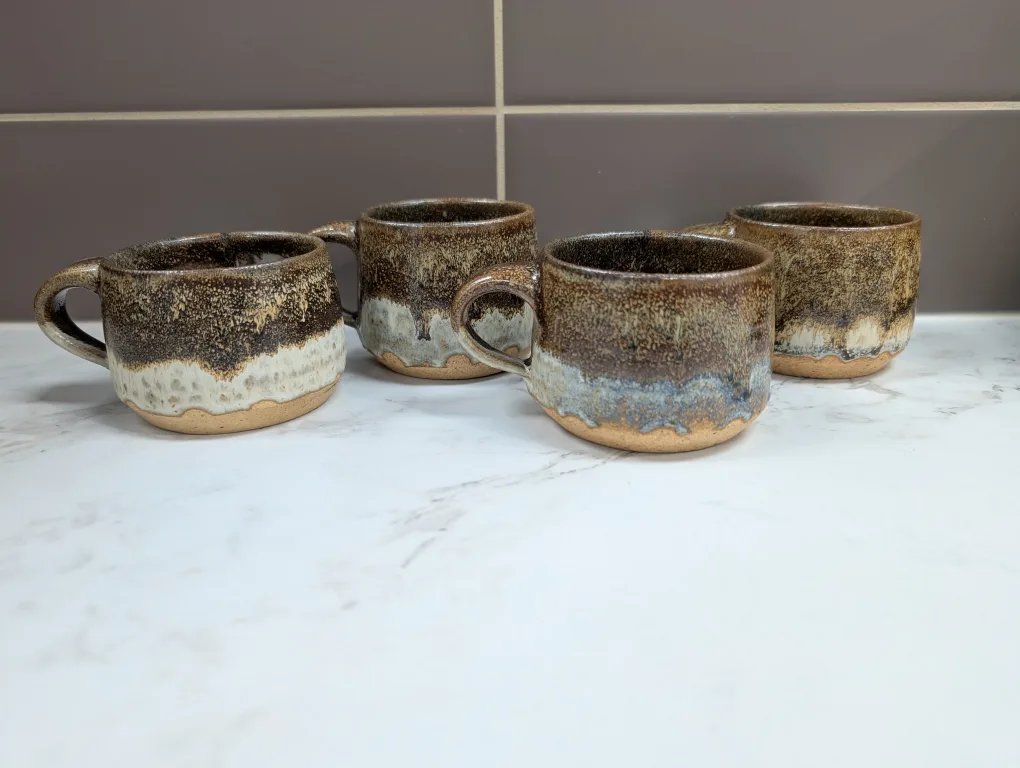 Handmade Ceramic Mugs - Set of 4 thumbnail