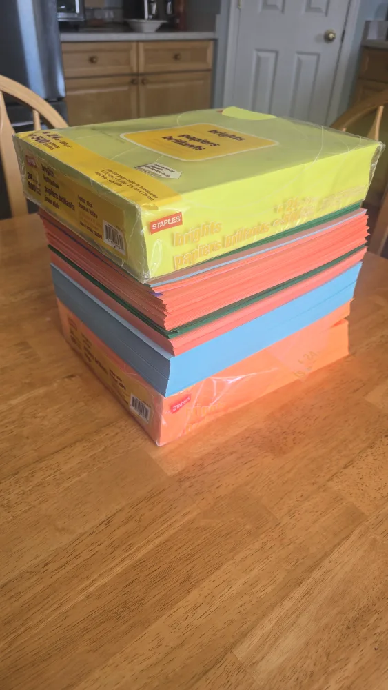 Staples Brights Coloured Paper thumbnail