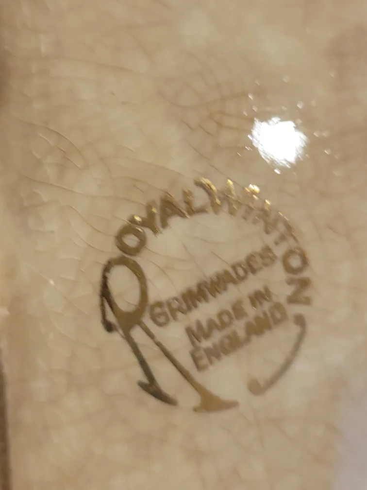 Mid Century Royal Winton Grimwades Mottled Pink China image indicator(7)