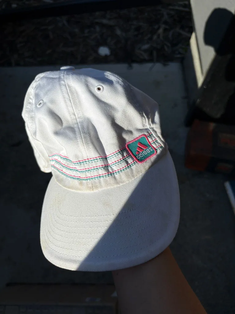 Adidas White Baseball Cap thumbnail