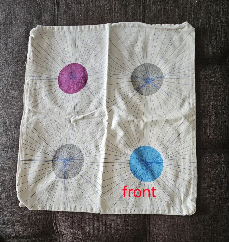 Decorative Throw Pillow Covers x 4.  IKEA. image indicator(2)