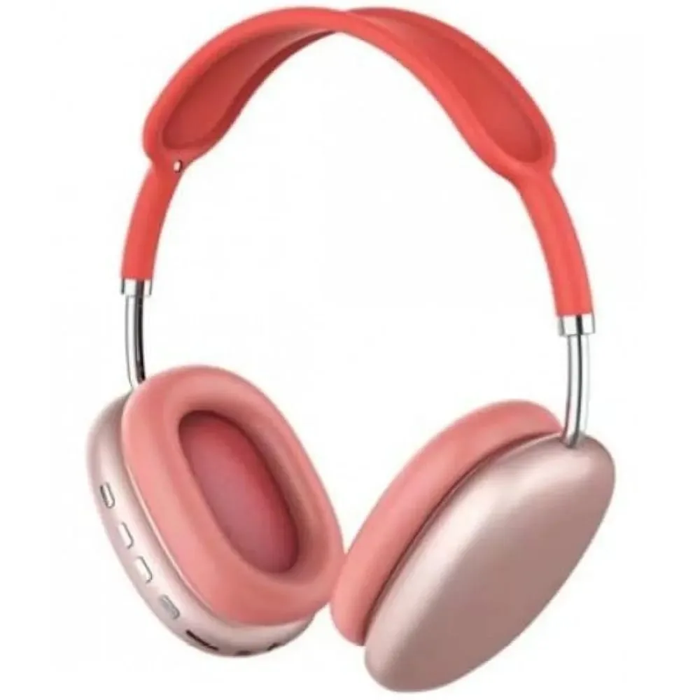 P9 Pink & Red Wireless Headphones - NEW image indicator(4)