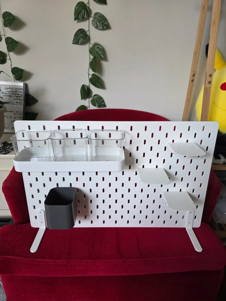 White Pegboard Organizer image indicator(3)