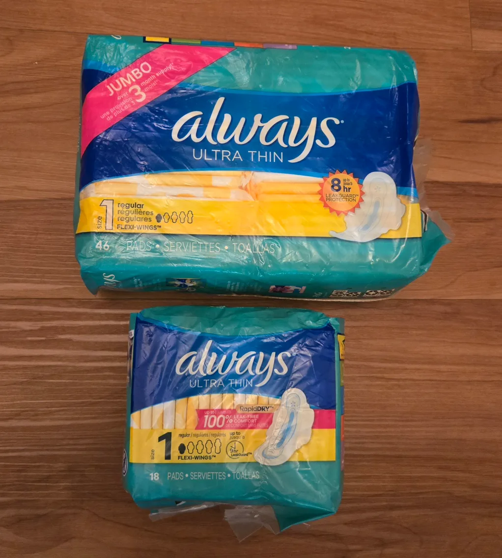 Always Ultra Thin Pads - Jumbo & Regular thumbnail