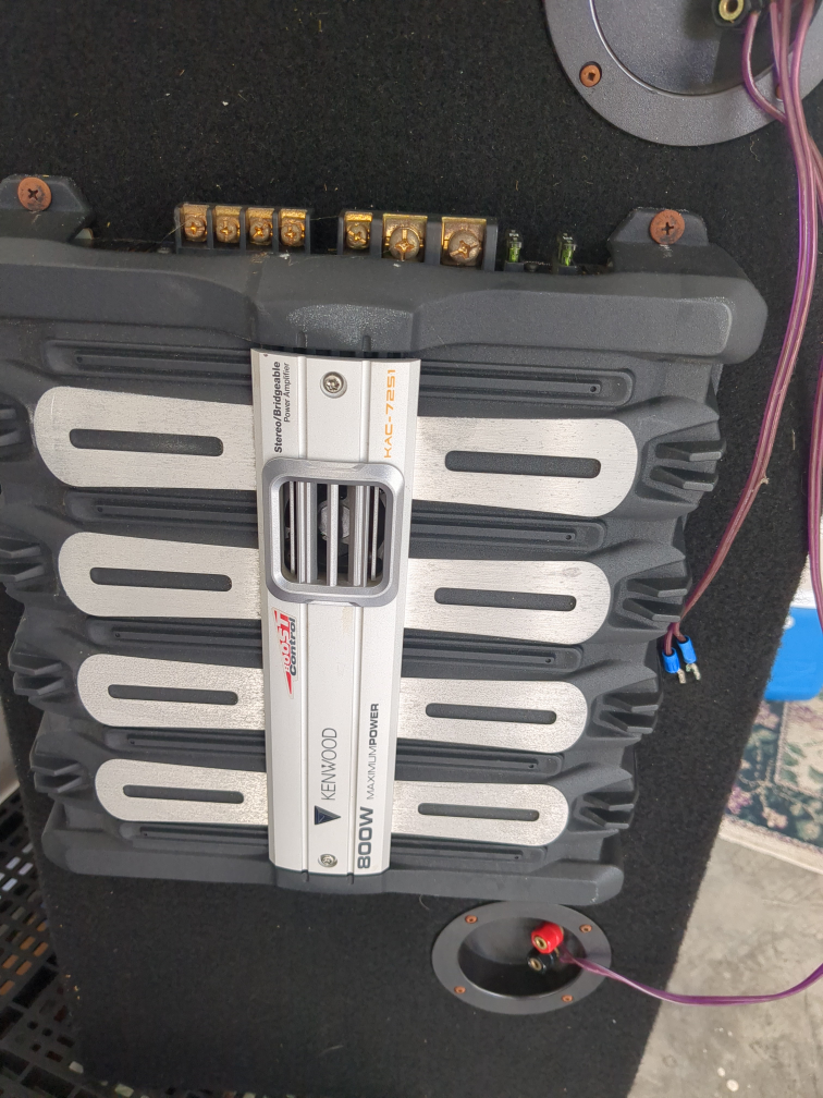 Kenwood KAC-7251 800W Amplifier & Subwoofer - photo 2