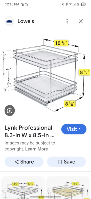 Lynk Professional 2-Tier Cabinet Organizer - photo 2