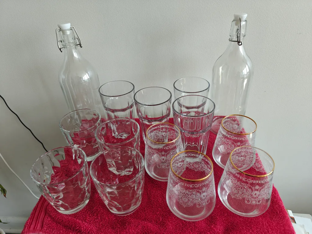 Glass Drinkware Set: Bottles & Glasses thumbnail