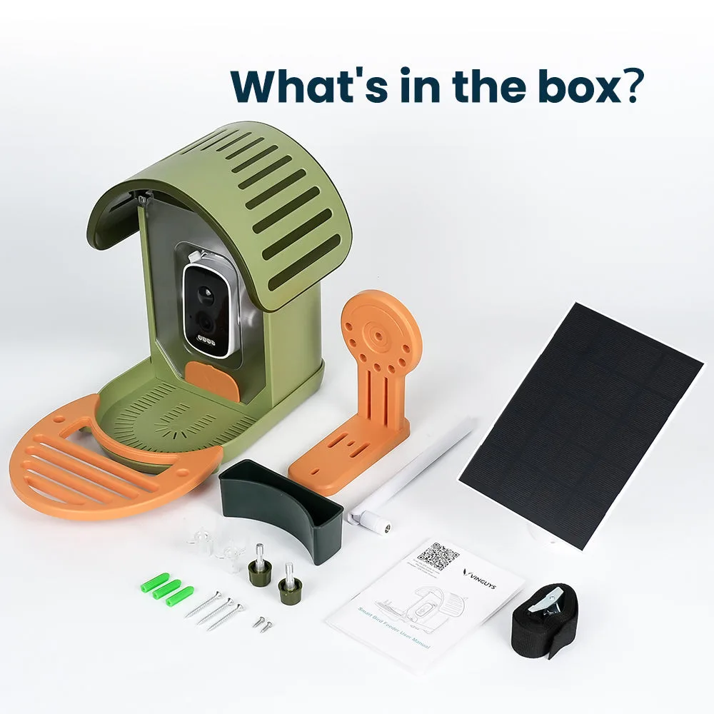 Vinguys Smart Bird Feeder Camera image indicator(9)