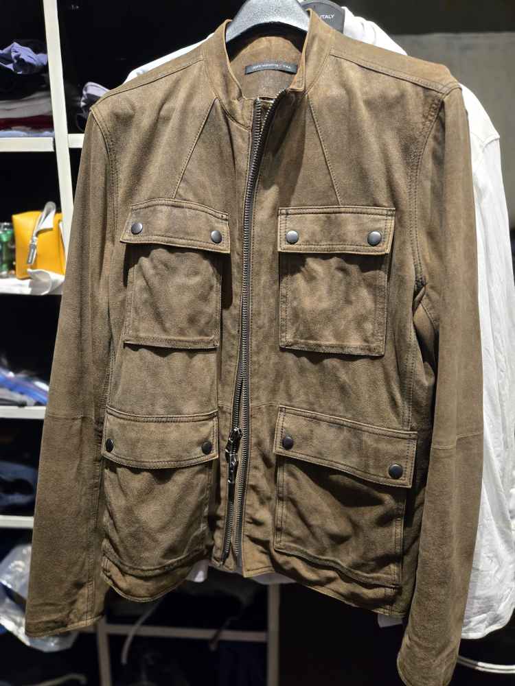 John Varvatos goat skin jacket