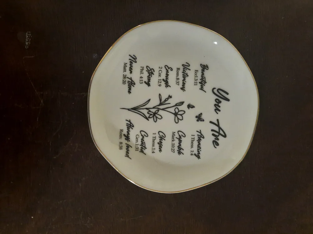 Decorative Religious Trinket Dish thumbnail