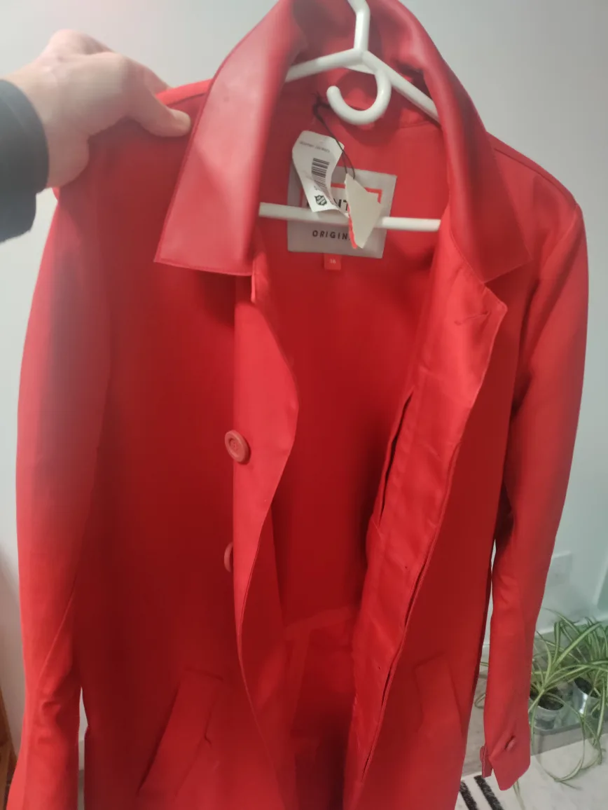 Hunter Red Raincoat - Size 10 thumbnail