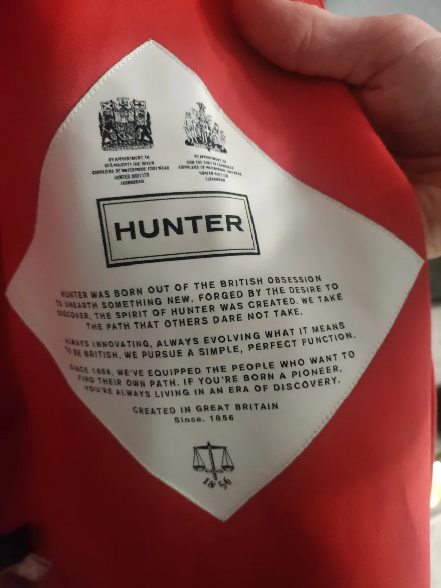 Hunter Red Raincoat - Size 10 image indicator(2)