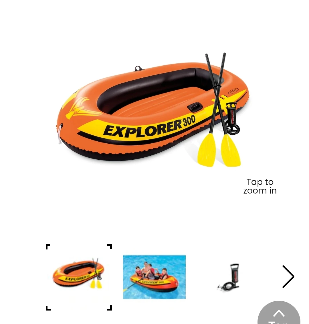 Intex Explorer 200 Inflatable Boat - photo 2
