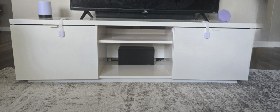 White TV Stand