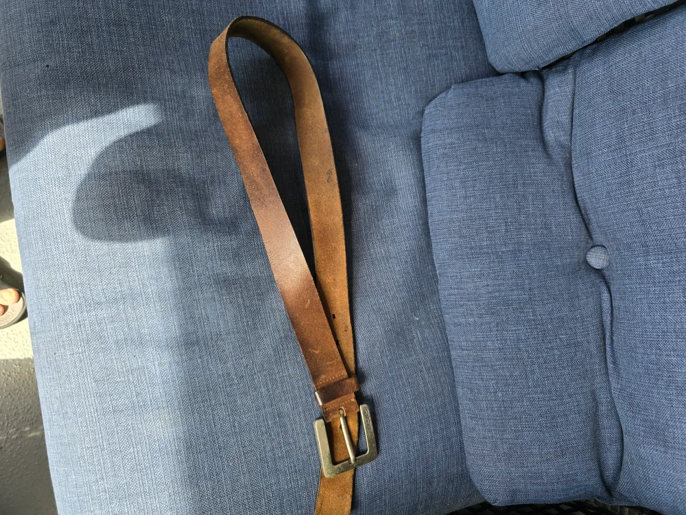 Levi's Brown Leather Belt- 36 in image indicator(2)