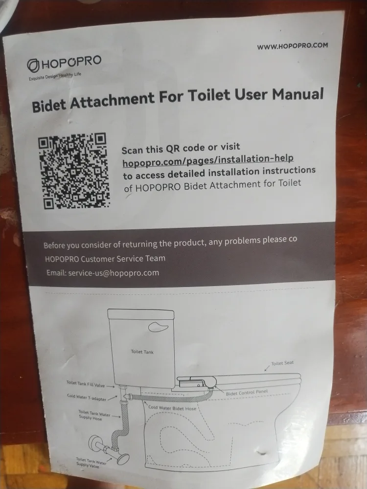 HOPOPRO Bidet Attachment for Toilet - New image indicator(2)