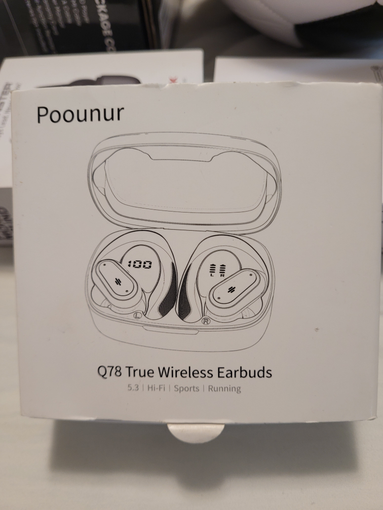Poounur Q78 True Wireless Earbuds - New in Box