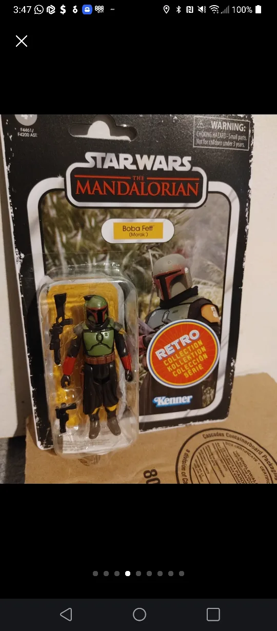 💚BOBA FETT ACTION FIGURE FROM THE MANDALORIAN SERIES SEALED thumbnail