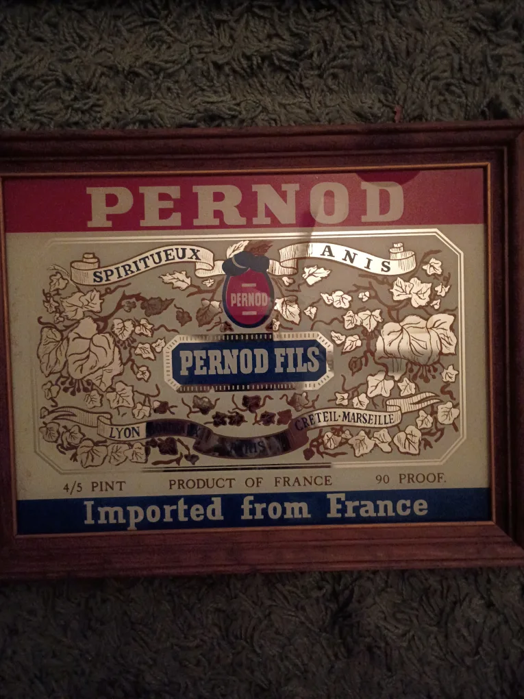 Vintage Framed Liquor Advertising Mirrors thumbnail